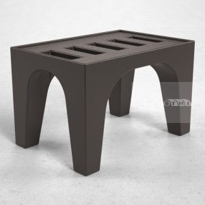 Pallet Plástico PL014 Preto - Tecnotri