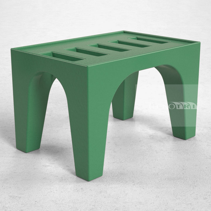 Pallet Plástico PL014 Verde - Tecnotri
