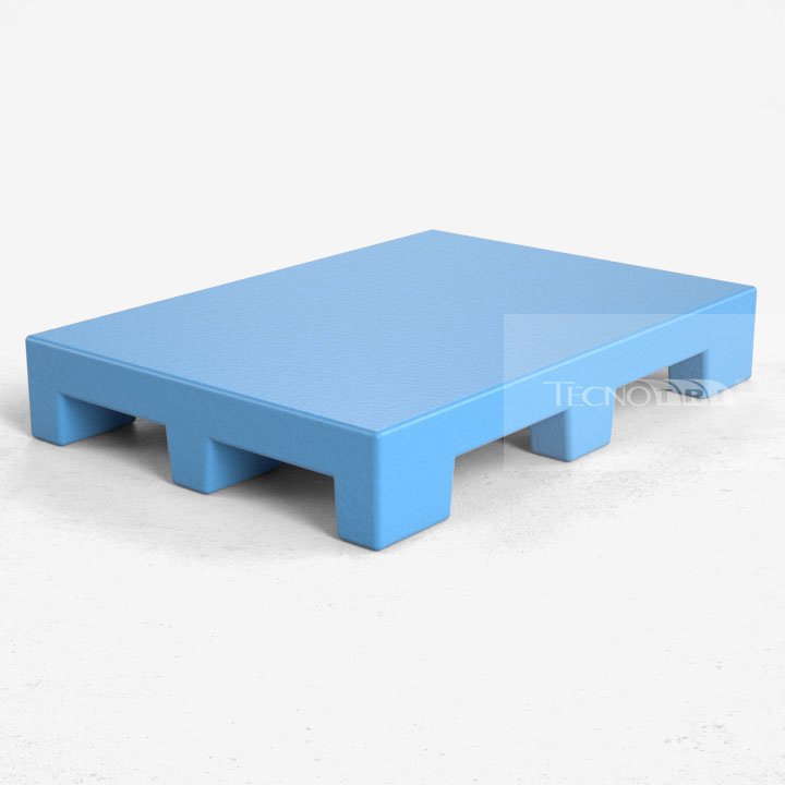 Pallet Plástico PL015 Azul Claro - Tecnotri