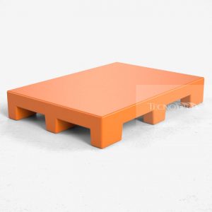 Pallet Plástico PL015 Laranja - Tecnotri