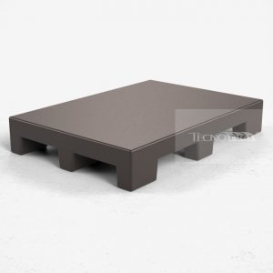 Pallet Plástico PL015 Preto - Tecnotri