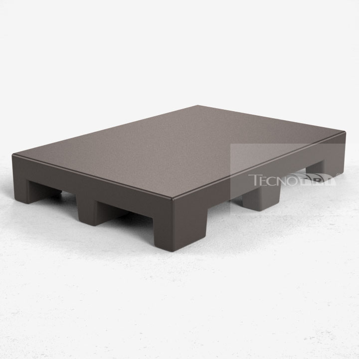 Pallet Plástico PL015 Preto - Tecnotri