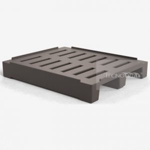 Pallet Plástico PL016 Preto - Tecnotri
