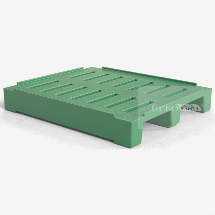 Pallet Plástico PL016 Verde - Tecnotri