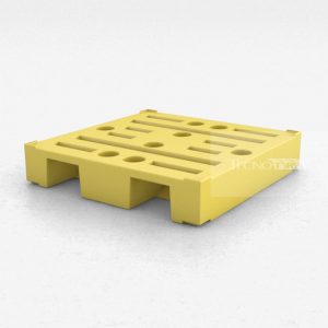 Pallet Plástico PL017 Amarelo - Tecnotri