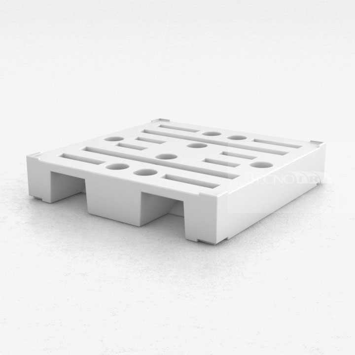 Pallet Plástico PL017 Branco - Tecnotri