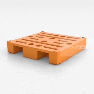 Pallet Plástico PL017 Laranja - Tecnotri