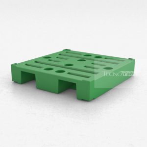 Pallet Plástico PL017 Verde - Tecnotri