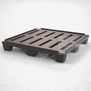 Pallet Plástico PL018 Preto - Tecnotri