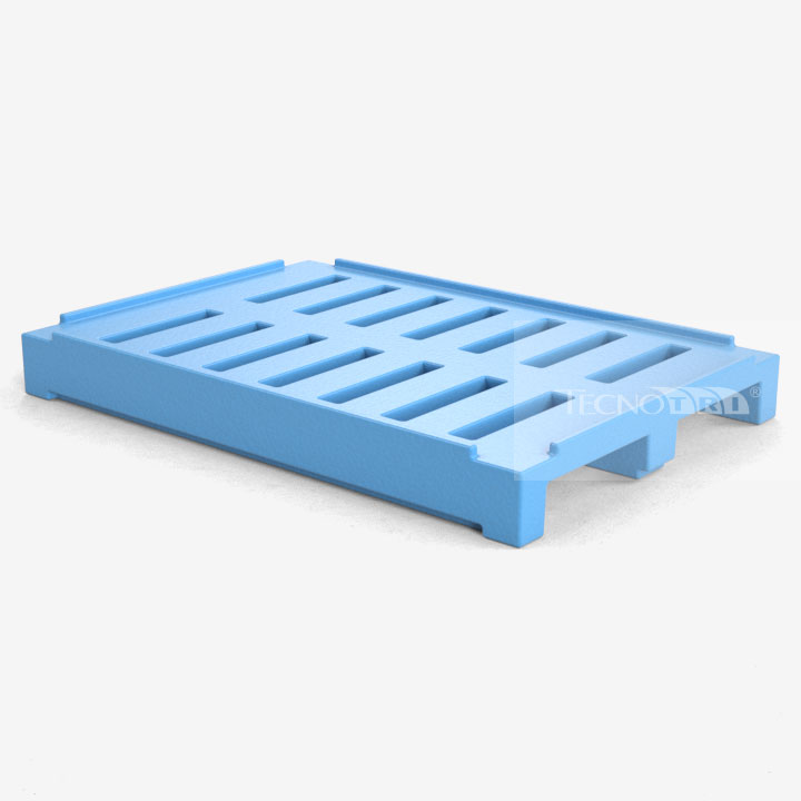 Pallet Plástico PL019 Azul Claro - Tecnotri