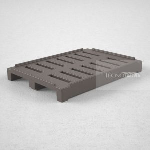 Pallet Plástico PL019 Cinza Escuro - Tecnotri