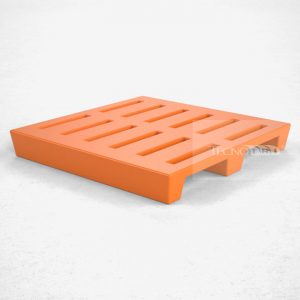 Pallet Plástico PL021 Laranja - Tecnotri