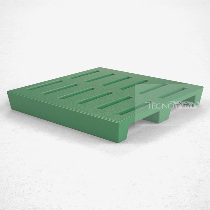 Pallet Plástico PL021 Verde - Tecnotri