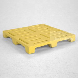 Pallet Plástico PL022 Amarelo - Tecnotri