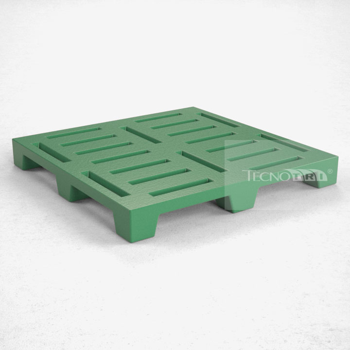 Pallet Plástico PL022 Verde - Tecnotri