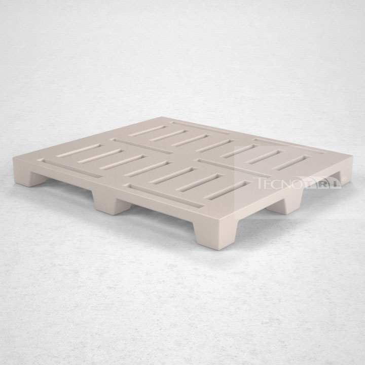 Pallet Plástico PL023 Branco - Tecnotri