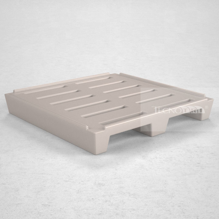 Pallet Plástico PL024 Branco - Tecnotri