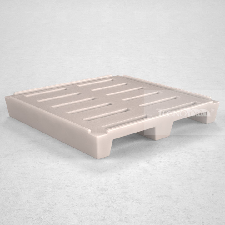 Pallet Plástico PL024 Natural - Tecnotri