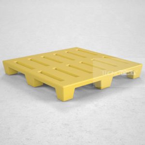 Pallet Plástico PL025 Amarelo - Tecnotri
