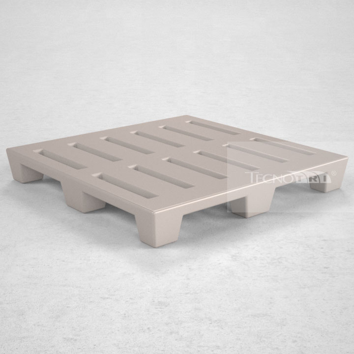 Pallet Plástico PL025 Branco - Tecnotri