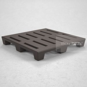 Pallet Plástico PL025 Preto - Tecnotri