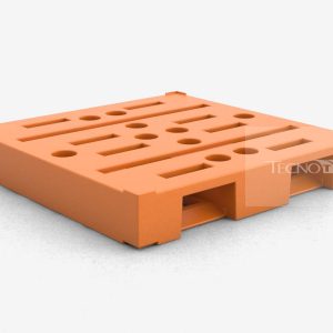 Pallet Plástico PL026 Laranja - Tecnotri