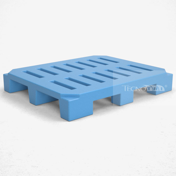 Pallet Plástico PL031 Azul Claro - Tecnotri