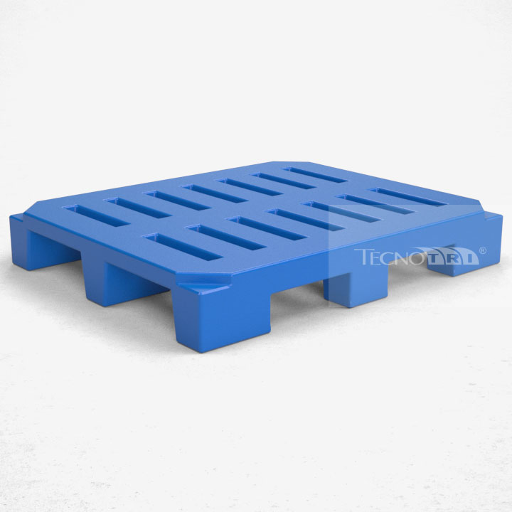 Pallet Plástico PL031 Azul Escuro - Tecnotri