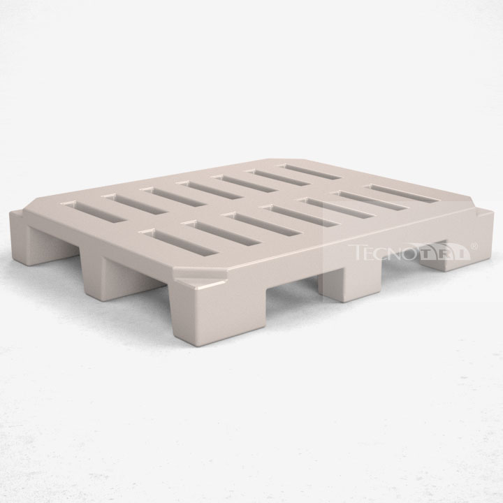 Pallet Plástico PL031 Branco - Tecnotri