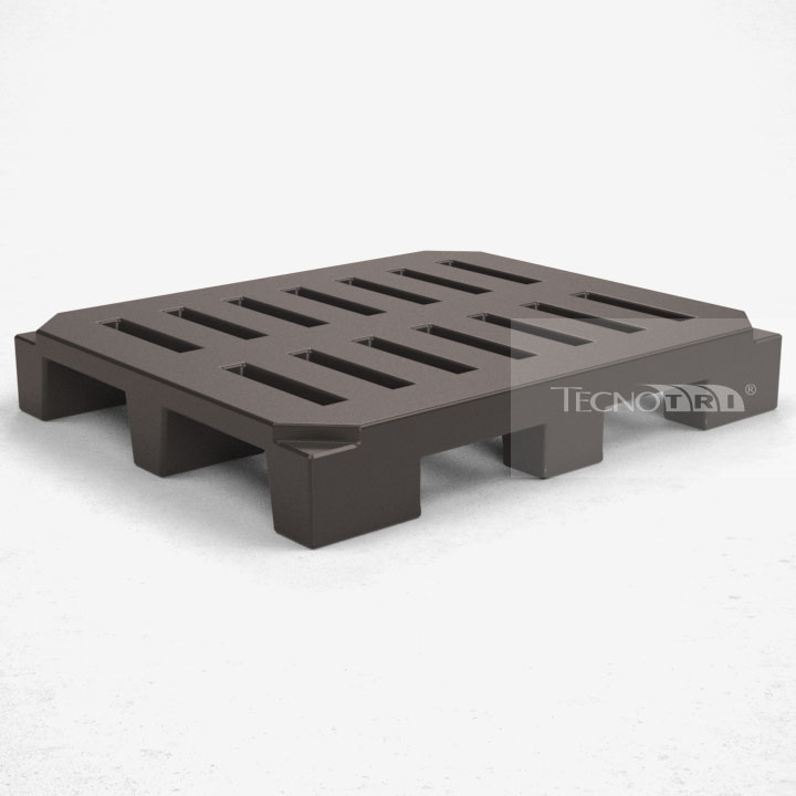 Pallet Plástico PL031 Preto - Tecnotri