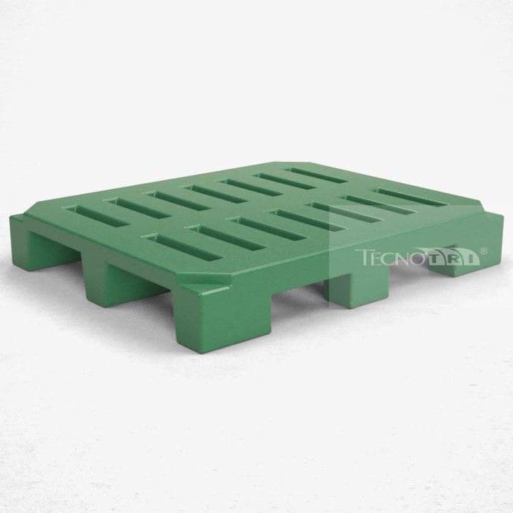 Pallet Plástico PL031 Verde - Tecnotri