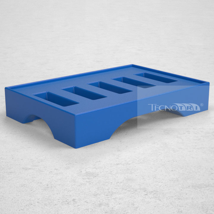 Pallet Plástico PL032 Azul Escuro - Tecnotri