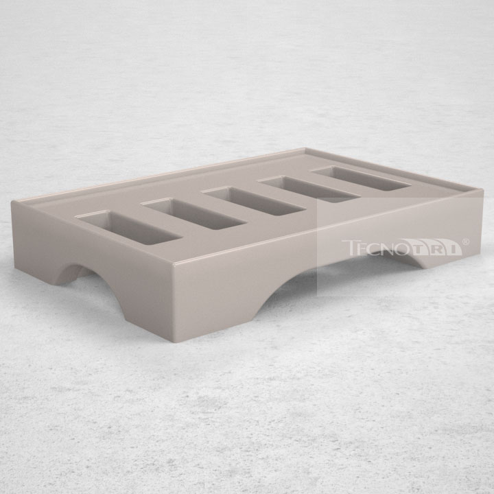 Pallet Plástico PL032 Branco - Tecnotri
