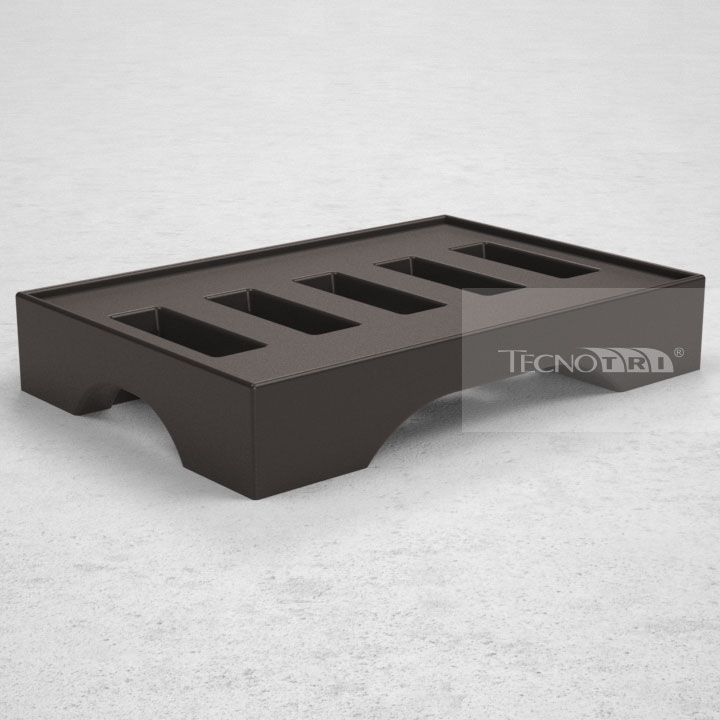 Pallet Plástico PL032 Preto - Tecnotri