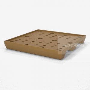 Pallet Plástico PL039 Marrom - Tecnotri