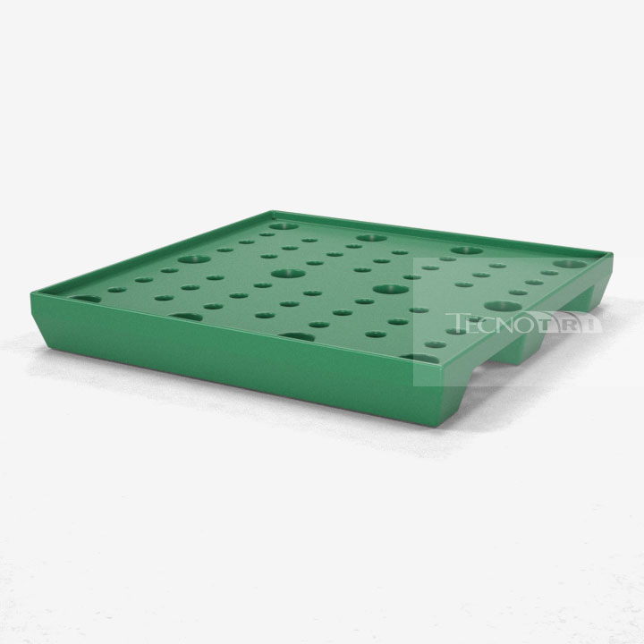 Pallet Plástico PL039 Verde - Tecnotri