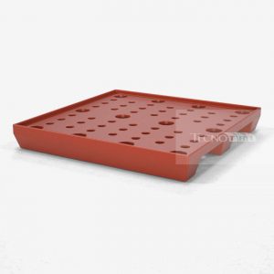 Pallet Plástico PL039 Vermelho - Tecnotri