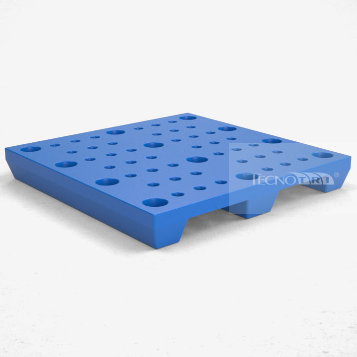Pallet Plástico PL040 Azul Escuro - Tecnotri