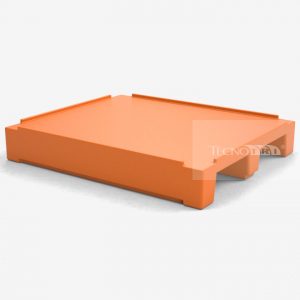 Pallet Plástico PL047 Laranja - Tecnotri