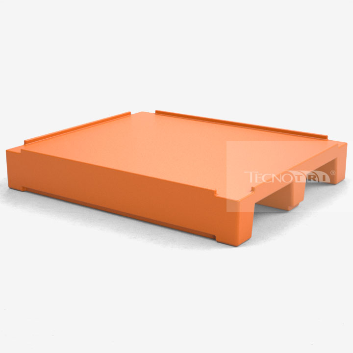 Pallet Plástico PL047 Laranja - Tecnotri