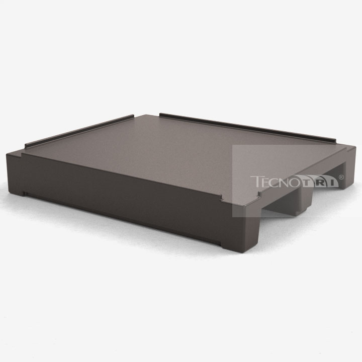 Pallet Plástico PL047 Preto - Tecnotri
