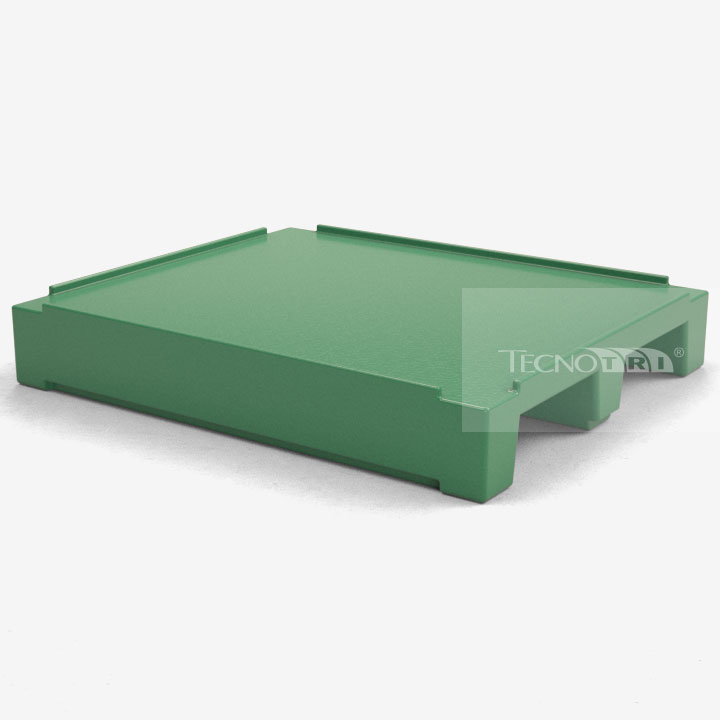 Pallet Plástico PL047 Verde - Tecnotri
