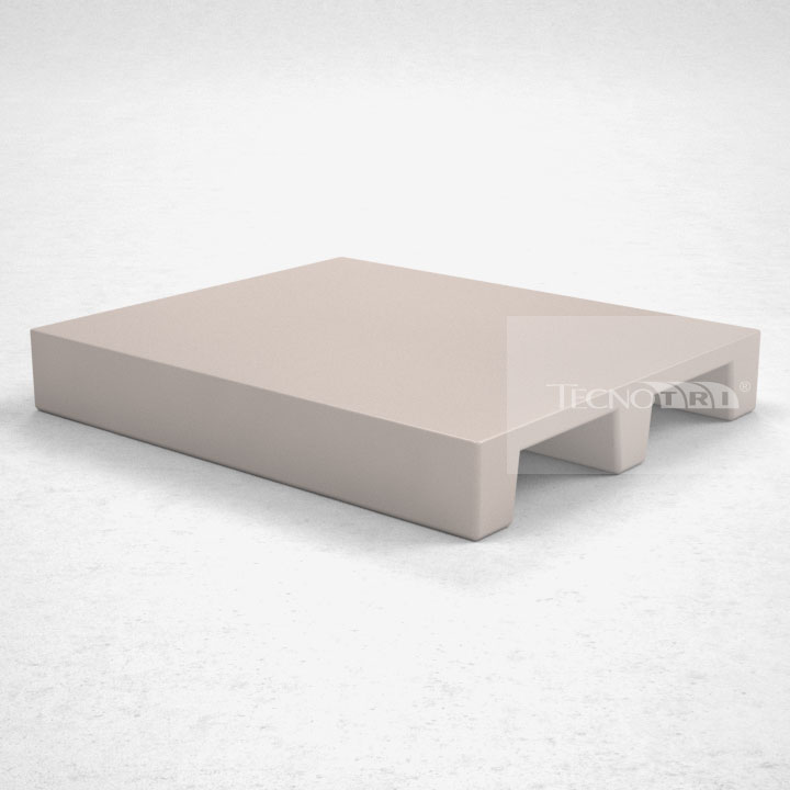 Pallet Plástico PL048 Branco - Tecnotri