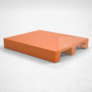 Pallet Plástico PL048 Laranja - Tecnotri
