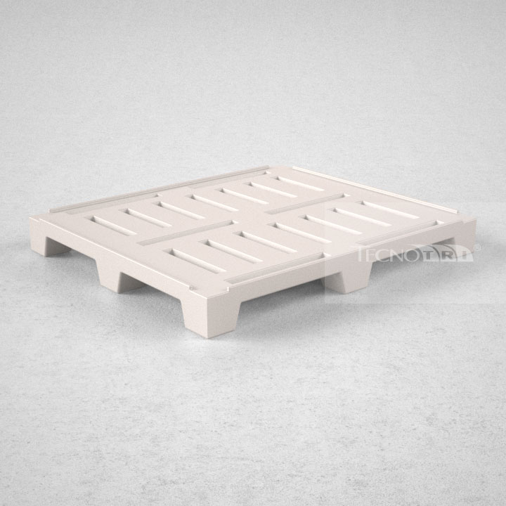 Pallet Plástico PL056 Branco - Tecnotri