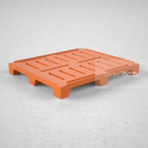 Pallet Plástico PL056 Laranja - Tecnotri