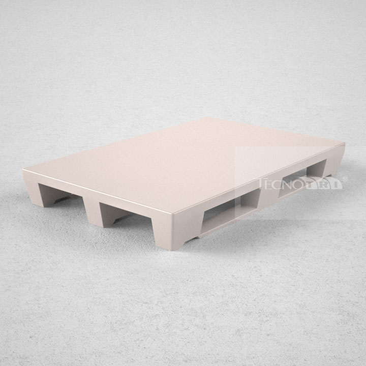 Pallet Plástico PL058 Natural - Tecnotri