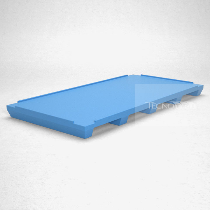 Pallet Plástico PL059 Azul Claro - Tecnotri