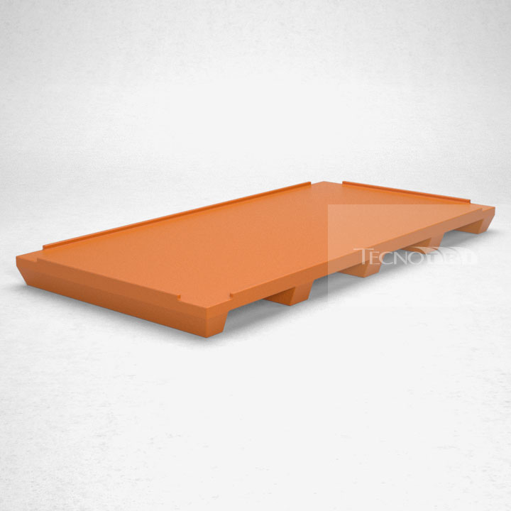 Pallet Plástico PL059 Laranja - Tecnotri