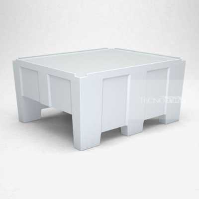 Pallet Plástico PL060 Branco - Tecnotri